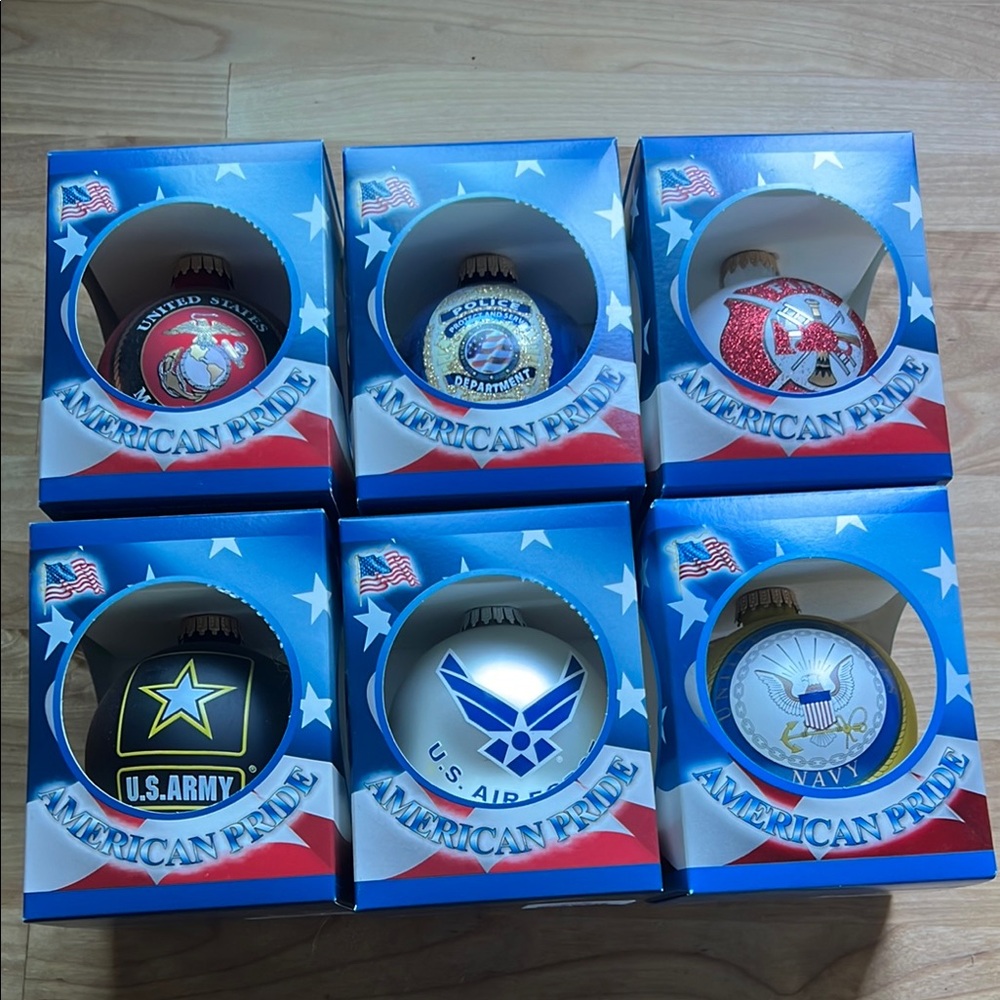 American pride ornaments